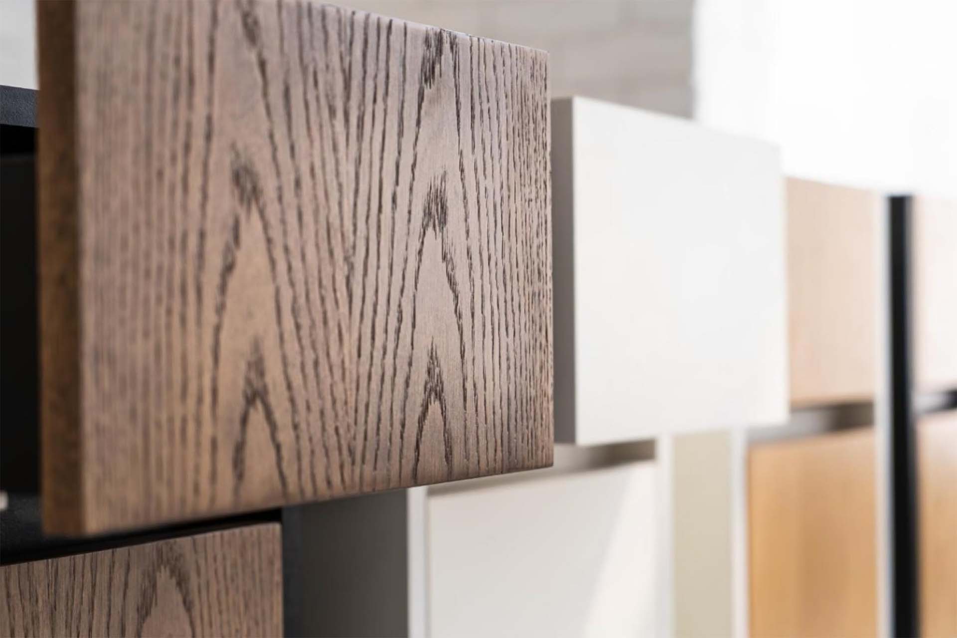open cabinets at workplace