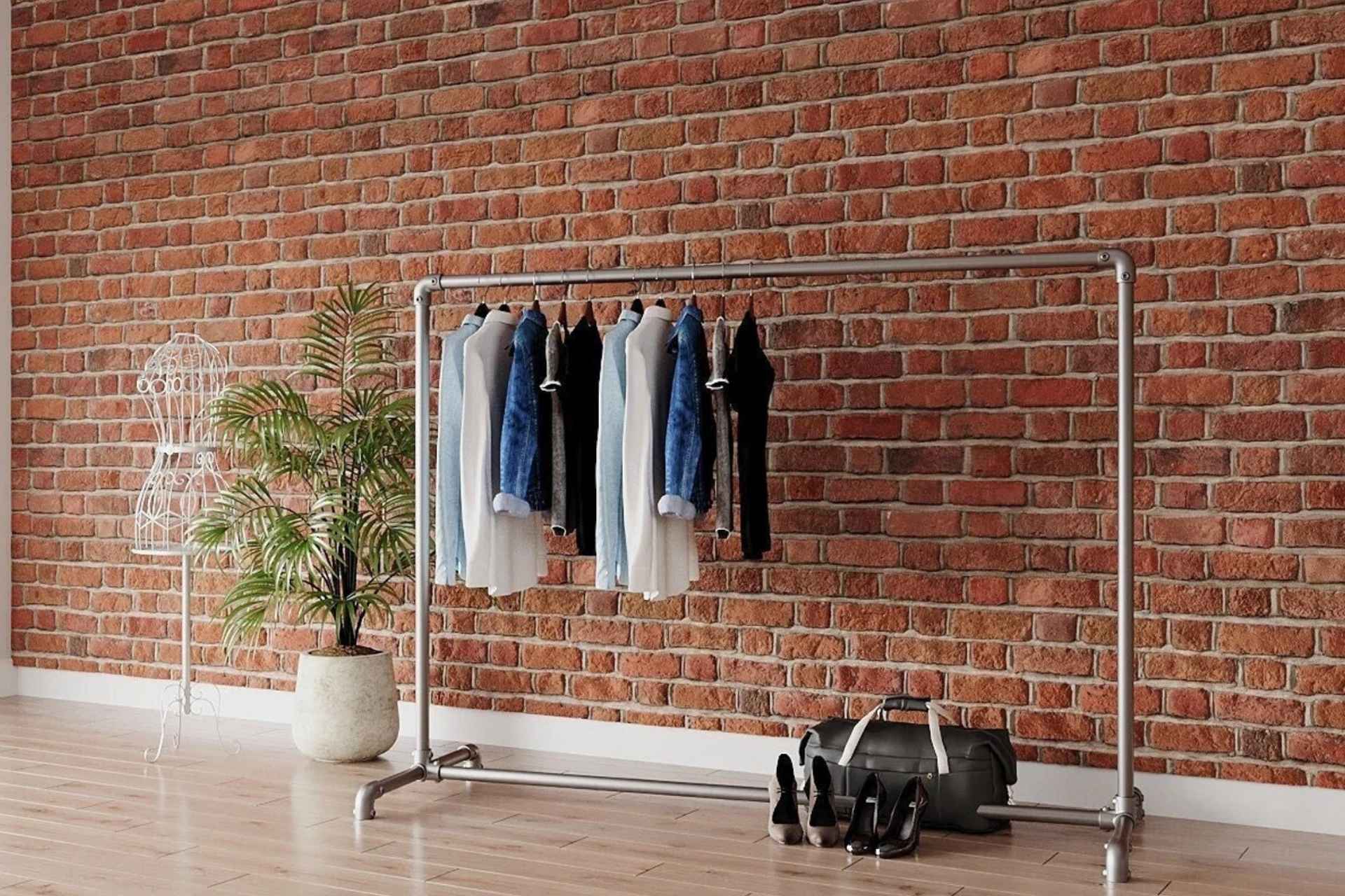minimalist clothing racks